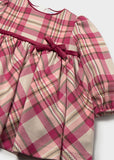 Mayoral Raspberry Check Dress