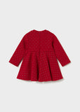 Mayoral Girls Red & Gold Sparkle Dress