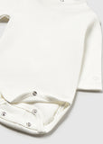 Mayoral Beige Velour Corduroy Dungaree Set