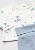 Mayoral Baby Boys Blue 3 Piece Outfit