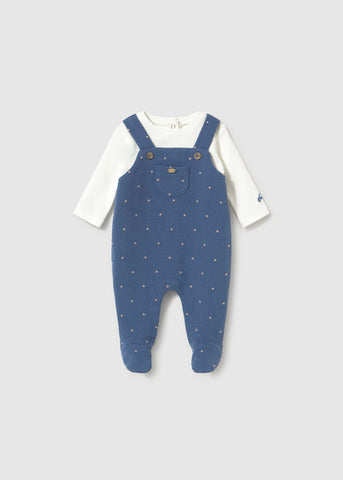 Mayoral Baby Boy Dark Blue All-in-One Baby Grow