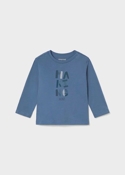 Mayoral Boys Blue Basic Top