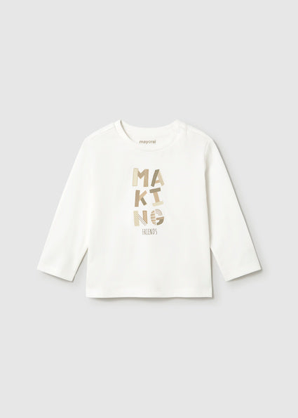 Mayoral Boys Ivory Basic Top
