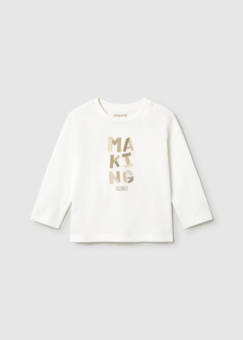 Mayoral Boys Ivory Basic Top