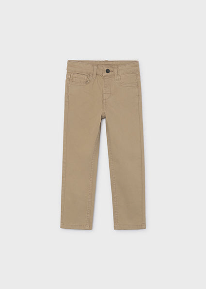 Mayoral Boys Beige Slim Fit Trousers