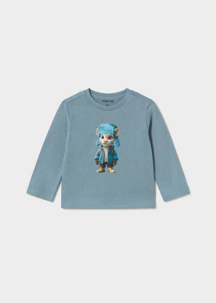 Mayoral Boys Tiger Long-Sleeved T-Shirt