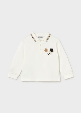 Mayoral Toddler Boys Ivory Polo Shirt