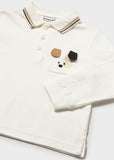 Mayoral Toddler Boys Ivory Polo Shirt