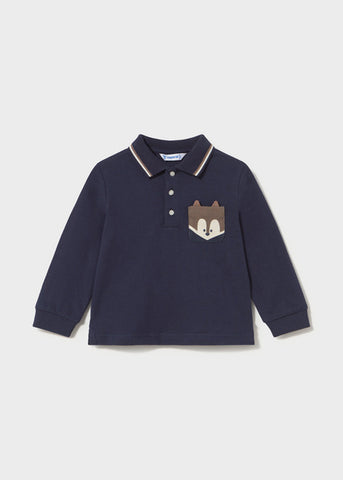 Mayoral Toddler Boys Navy Polo Shirt