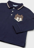 Mayoral Toddler Boys Navy Polo Shirt