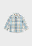 Mayoral Boys Light Blue & Beige Shacket