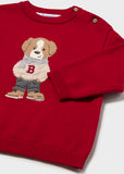 Mayoral Boys Red Knit Jumper