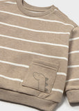 Mayoral Boys Beige Striped Tracksuit