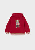 Mayoral Boys Red Dog Print Hoodie
