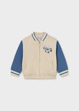Mayoral Boys Blue & Beige Bomber Jacket