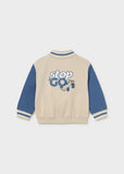 Mayoral Boys Blue & Beige Bomber Jacket