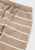 Mayoral Boys Beige Striped Tracksuit