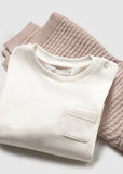 Mayoral Baby Boys Beige Knitted Set