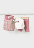 Mayoral Baby Girls 3 Piece Tracksuit & Gilet Set