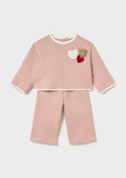 Mayoral Pink Jersey Trouser Set