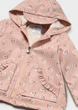 Mayoral Pink Heart Waterproof Jacket
