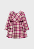 Mayoral Pink & Beige Checked Dress