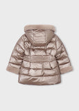 Mayoral Girls Metallic Padded Coat