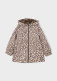 Mayoral Girls Brown Leopard Print Jacket