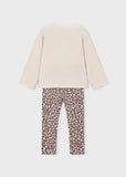 Mayoral Girls Leopard Print Leggings Set