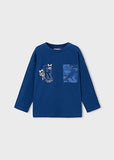 Mayoral Boys Navy Robot Top