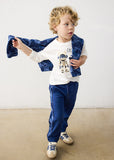 Mayoral Boys Ivory Robot Print Top