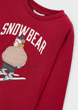 Mayoral Red Boys Snow Bear Top