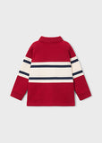 Mayoral Boys Red & Ivory Polo Shirt