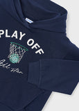 Mayoral Boys Navy Blue Basketball Hoodie