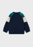 Mayoral Boys Navy & Green Sweatshirt