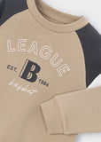 Mayoral Boys Beige & Grey Sweatshirt