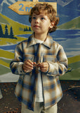Mayoral Boys Beige Check Jacket