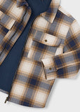 Mayoral Boys Beige Check Jacket