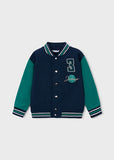 Mayoral Boys Navy and Green Bomber Jacket