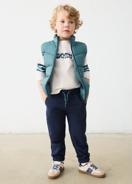 Mayoral Boys 3 Piece Green & Navy Tracksuit
