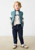 Mayoral Boys 3 Piece Green & Navy Tracksuit