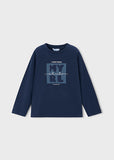 Mayoral Boys’ Navy Blue Basic Long Sleeve Top