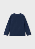 Mayoral Boys’ Navy Blue Basic Long Sleeve Top