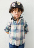 Mayoral Boys’ Green Checked Shirt