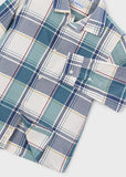 Mayoral Boys’ Green Checked Shirt