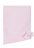 Mintini Baby Girls Pink & White Dungaree Set