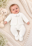 Kleo Kids Unisex White Knitted Set