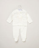 Rock A Bye Baby Unisex Ivory Two-Piece Set