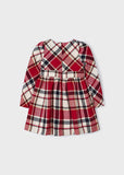 Mayoral Girls Red Checked Dress