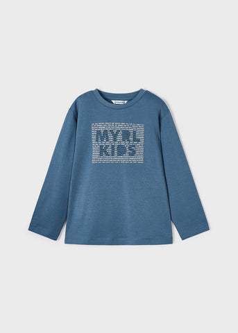 Mayoral Boys Blue Basic Top